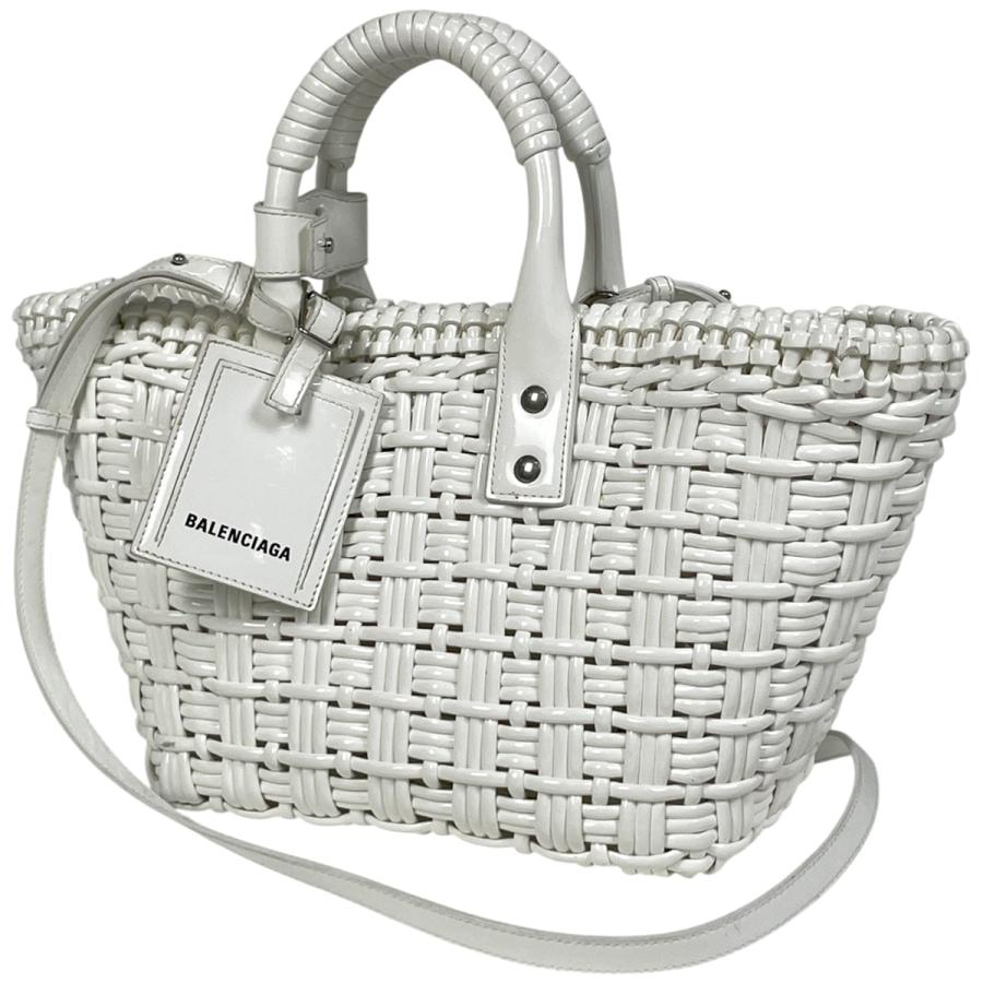 BALENCIAGA（バレンシアガ） ビストロ バスケット XS 2WAY エナメル