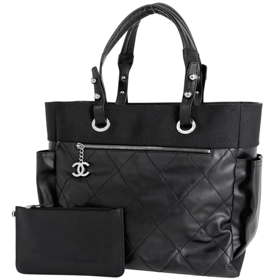 CHANEL（シャネル） パリビアリッツ トートGM ココマーク コーティング