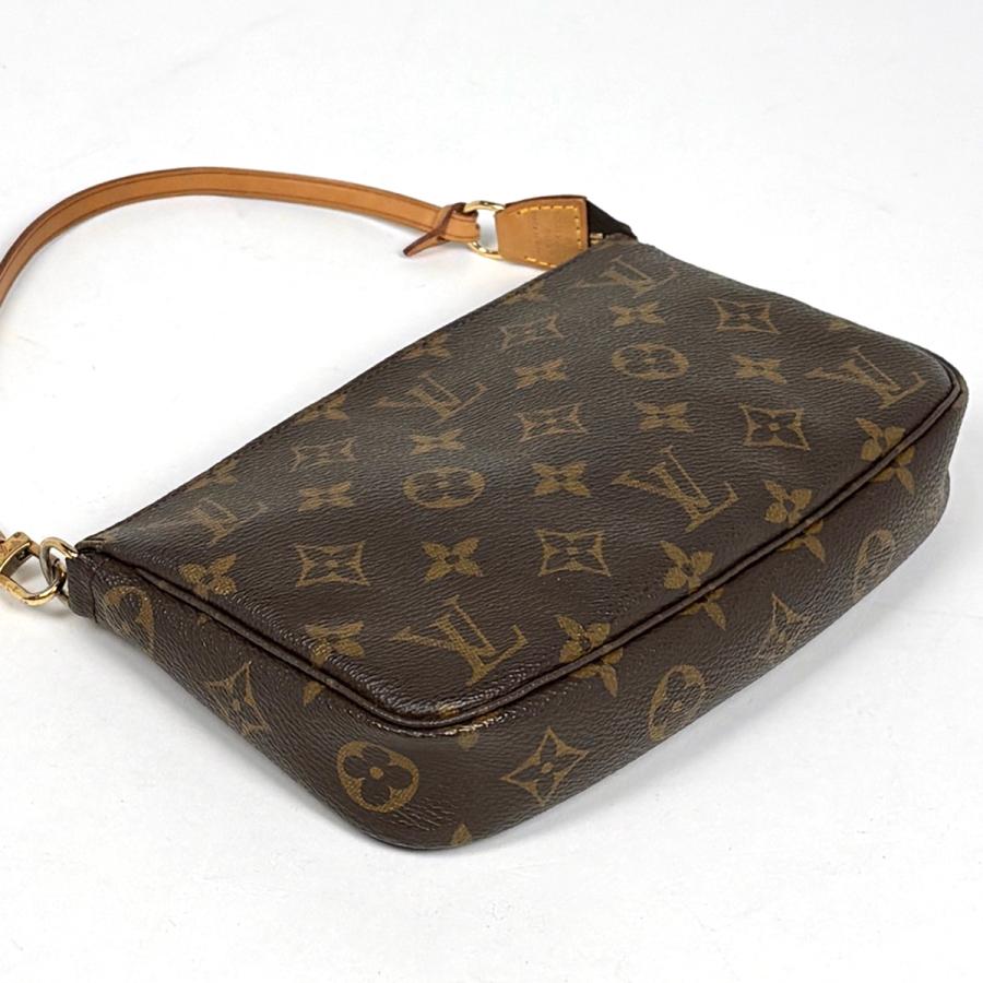 ルイ・ヴィトン Louis Vuitton ポシェット アクセソワール メイク コスメ アクセサリーポーチ モノグラム ブラウン M51980 レディース 中古_1