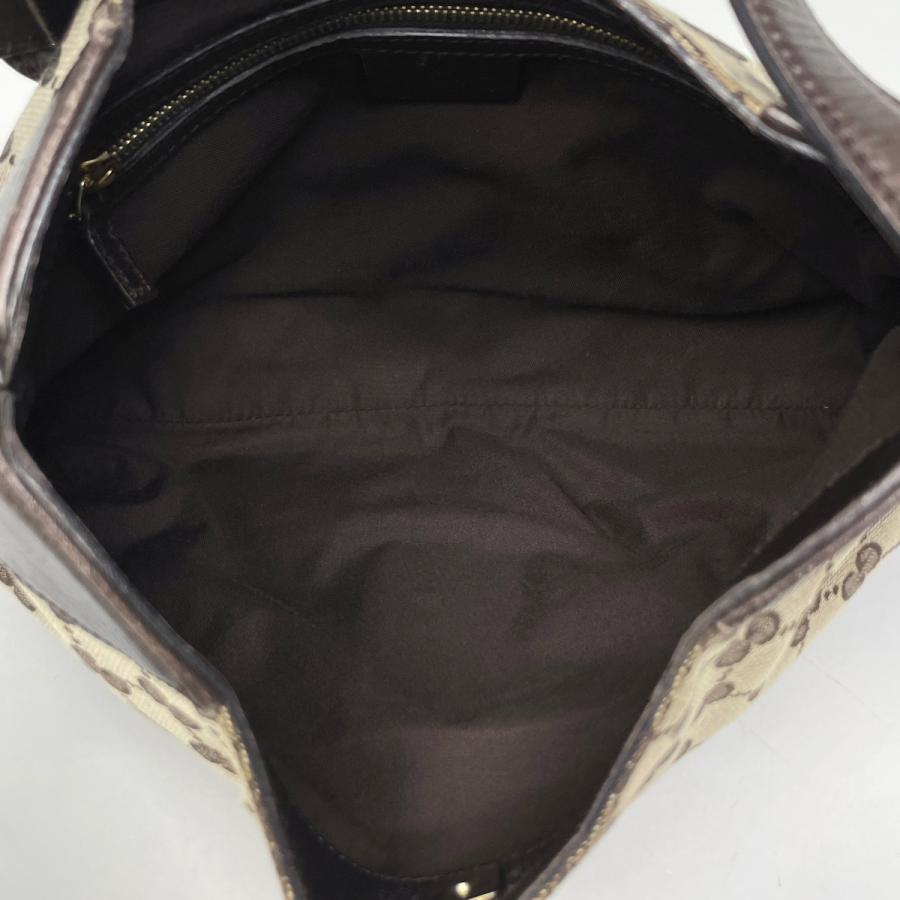 GUCCI（グッチ） ホースビット ショルダーバッグ GGキャンバス