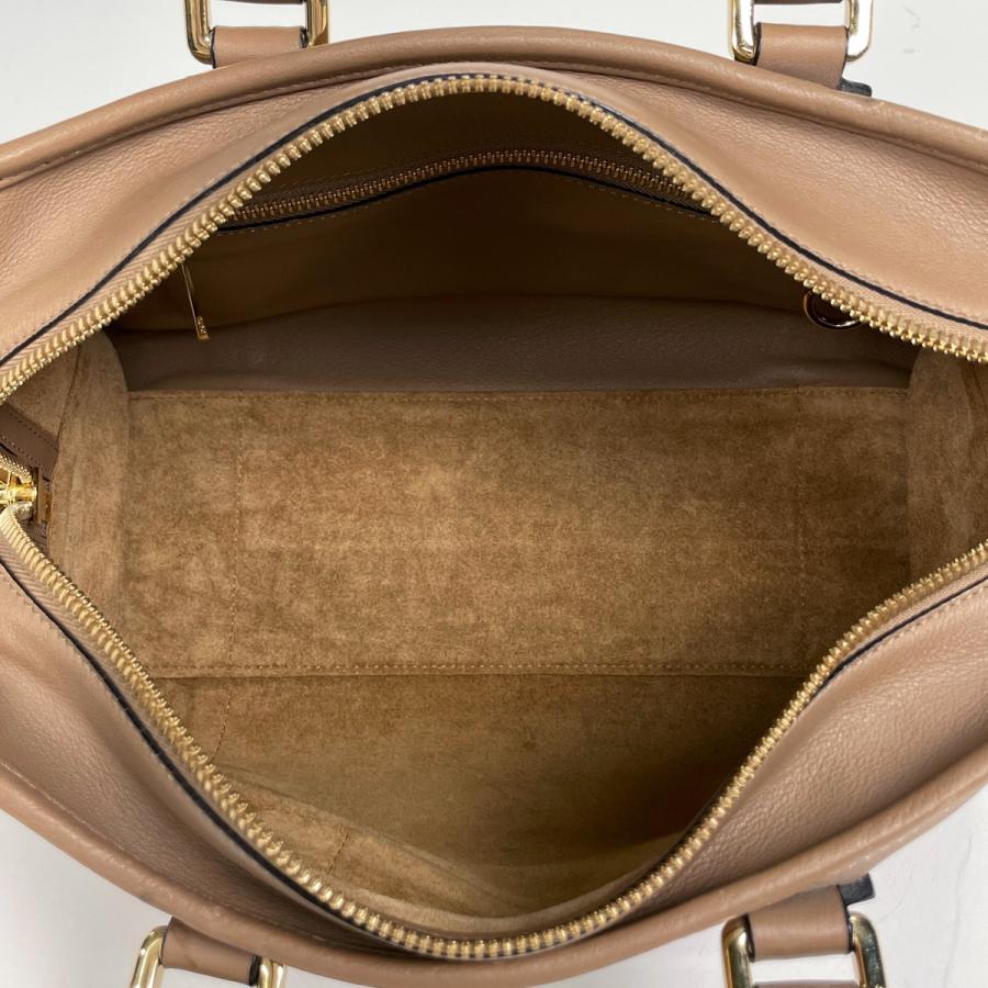 LOEWE（ロエベ） アマソナ28 ハンドバッグ レザー ブラウン レディース