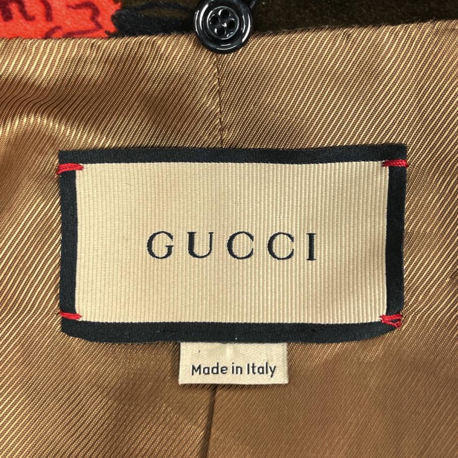 GUCCI（グッチ） フラワー柄 ロングコート ケンスコット ファー コート 