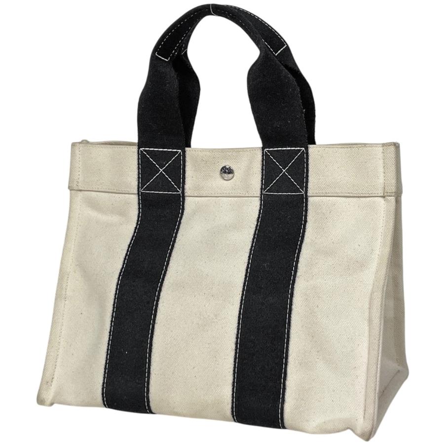 HERMES（エルメス） ボラボラPM トートバッグ キャンバス ホワイト