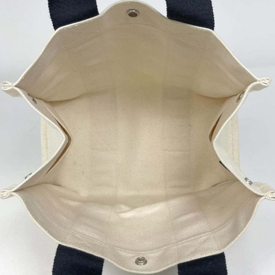 HERMES（エルメス） ボラボラPM トートバッグ キャンバス ホワイト 