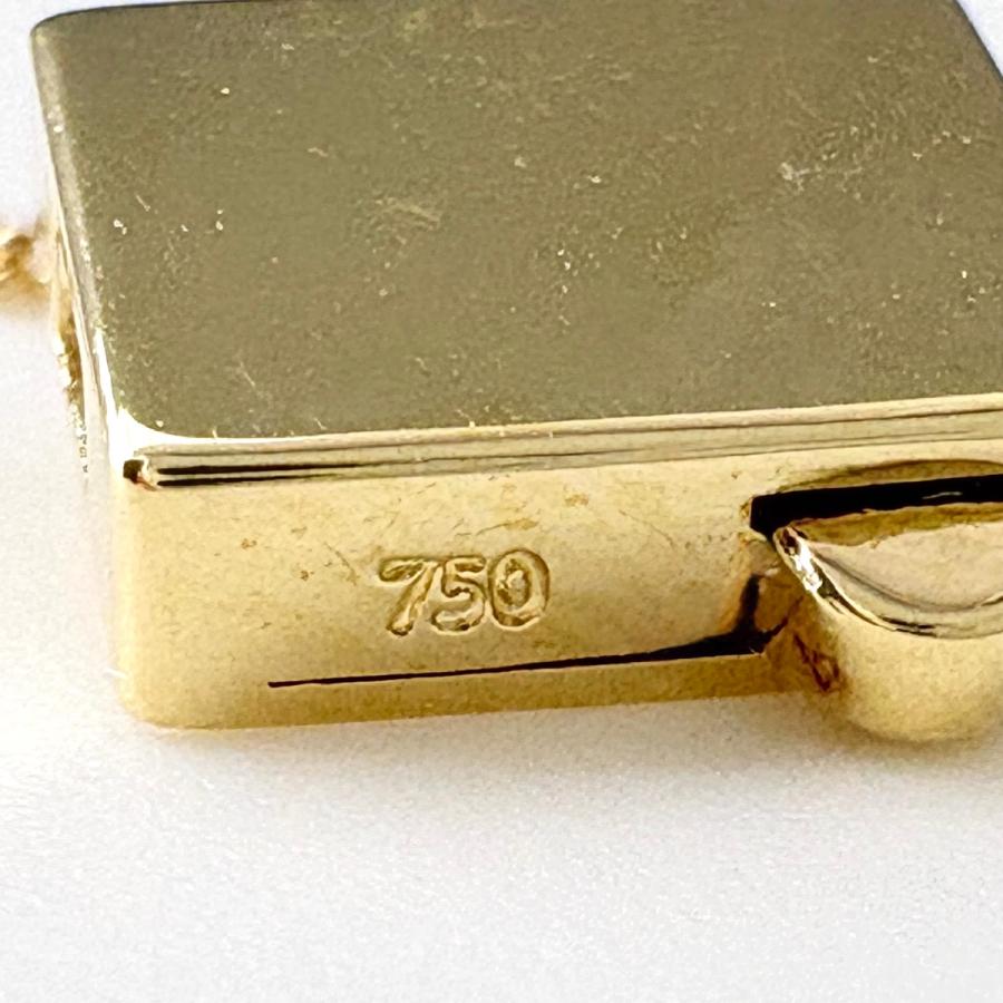 タサキ TASAKI シークレット　ロックキーブローチ YG イエローゴールド 南京錠モチーフ ブローチ 750 レディース 中古_5