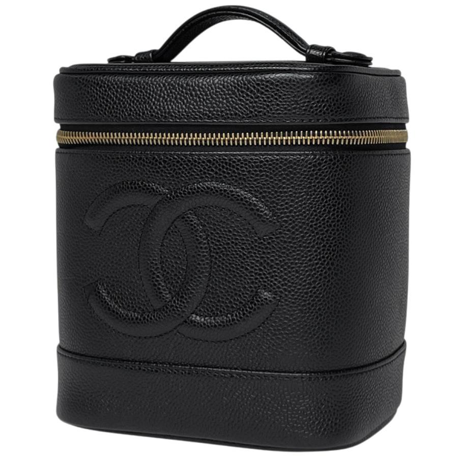 CHANEL（シャネル） ココマーク バニティバッグ キャビアスキン