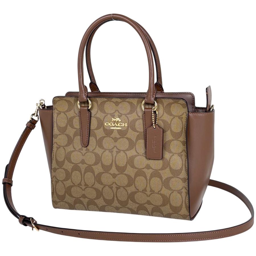 COACH（コーチ） シグネチャー ハンドバッグ 2WAY コーティング