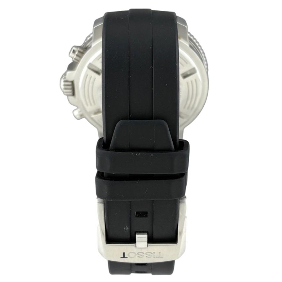 ティソ TISSOT シースター 1000 T120417A 腕時計 SS ラバー クォーツ ブルー系 メンズ 中古の画像