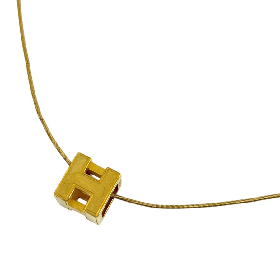 HERMES（エルメス） カージュドアッシュ Hキューブ ネックレス Hロゴ