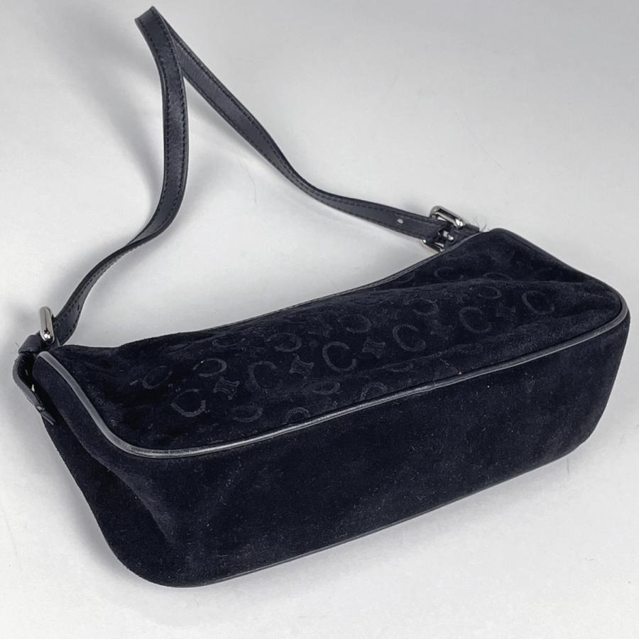 CELINE（セリーヌ） CELINE Cマカダム柄 ハンドバッグ スエード