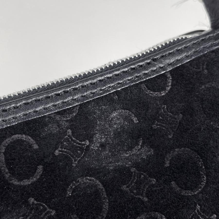 CELINE（セリーヌ） CELINE Cマカダム柄 ハンドバッグ スエード