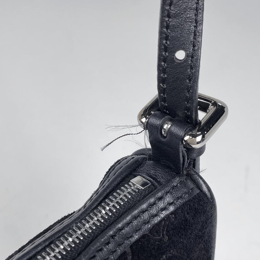 CELINE（セリーヌ） CELINE Cマカダム柄 ハンドバッグ スエード