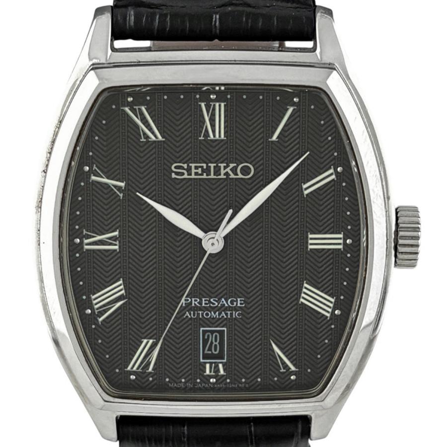 【美品】SEIKO プレザージュ 4R35-02V0 メカニカル 自動巻き SEIKO（セイコー） プレサージュ トノー SARY113/4R35-02V0 腕時計 SS