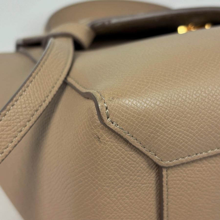 CELINE（セリーヌ） マイクロ ベルトバッグ 2WAY レザー ベージュ