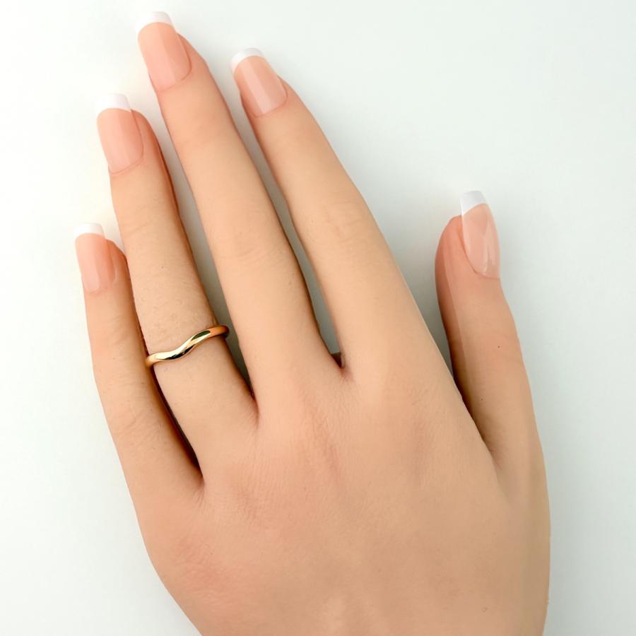 TIFFANY&Co.（ティファニー） カーブドバンド リング PG ピンク