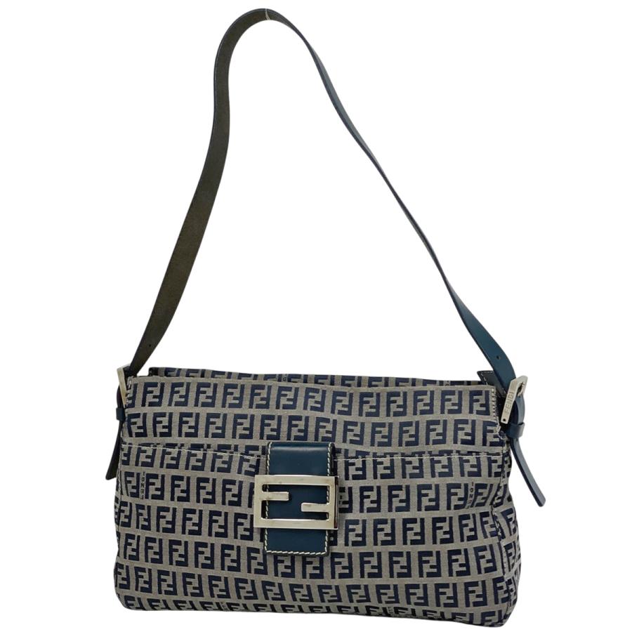 FENDI ZUCCHINO ハンドバッグ　ズッキーノ柄　キャンバス FENDI（フェンディ） ズッキーノ柄 ショルダーバッグ キャンバス