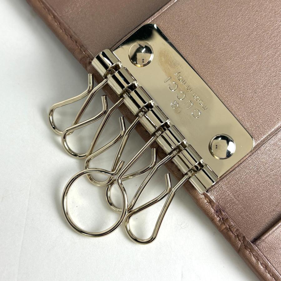 GUCCI（グッチ） グッチシマ キーケース ラブリーハート シマレザー