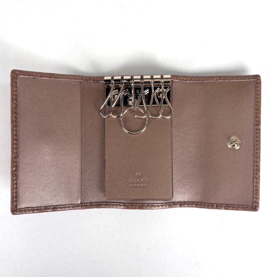 GUCCI（グッチ） グッチシマ キーケース ラブリーハート シマレザー