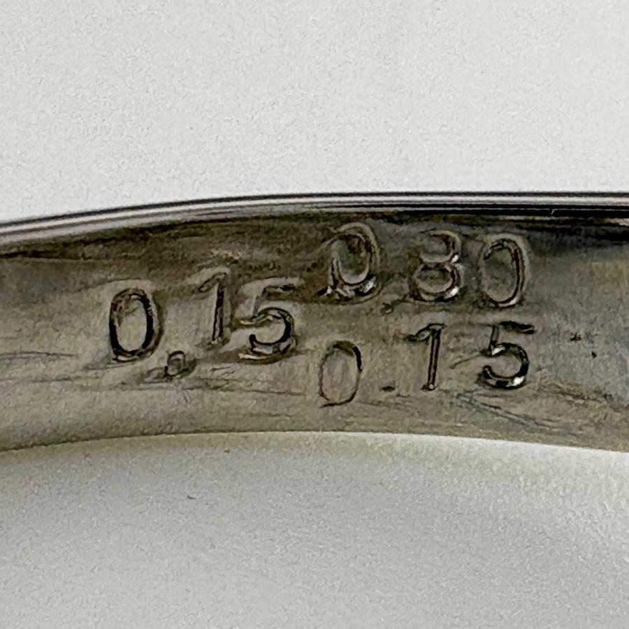 メレダイヤ デザインリング プラチナ 指輪 リング 13.5号 Pt900 ダイヤモンド レディース 中古_6