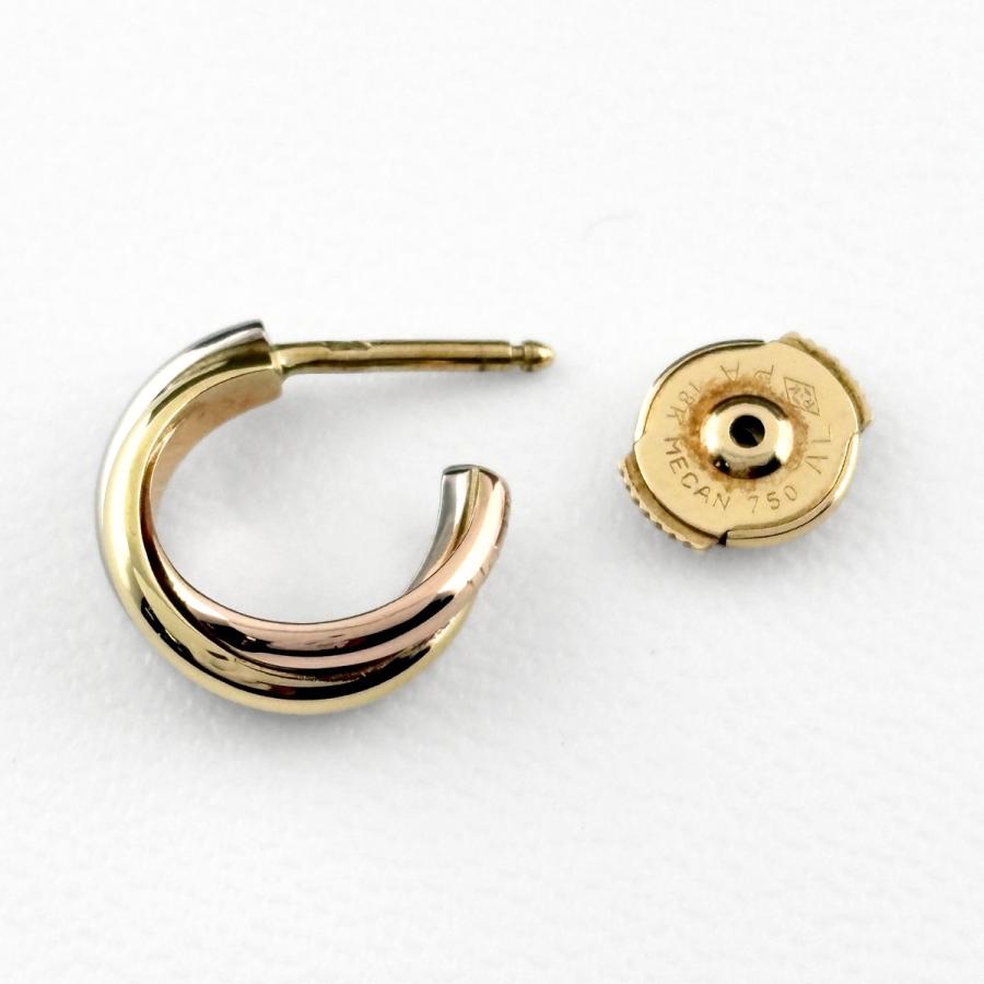 Cartier（カルティエ） トリニティ ピアス YG イエローゴールド PG