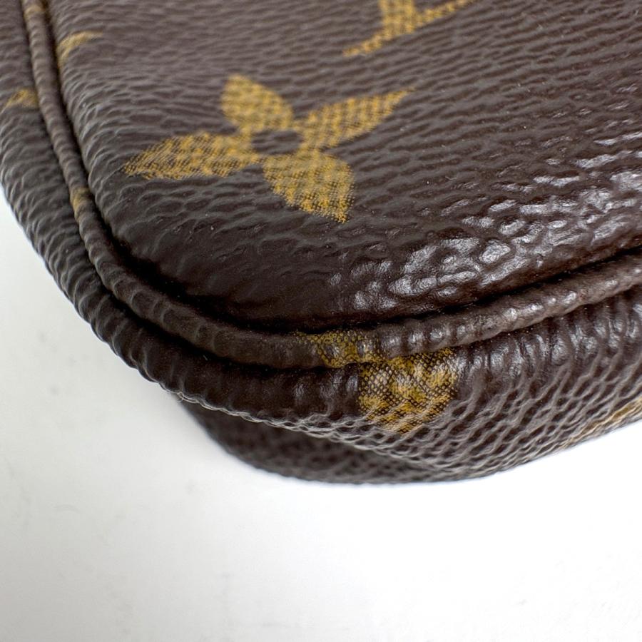 ルイ・ヴィトン Louis Vuitton ミニ ポシェット アクセソワール メイク コスメ アクセサリーポーチ モノグラム ブラウン M58009 レディース 中古_2