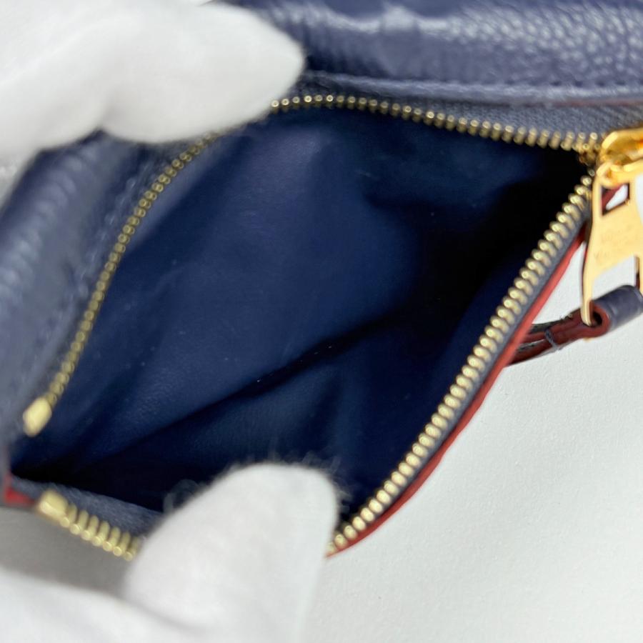 ルイヴィトン／ケース／ポシェットクレ／マリーヌルージュ／ネイビー LOUIS VUITTON（ルイ・ヴィトン） ポシェット クレ コインケース