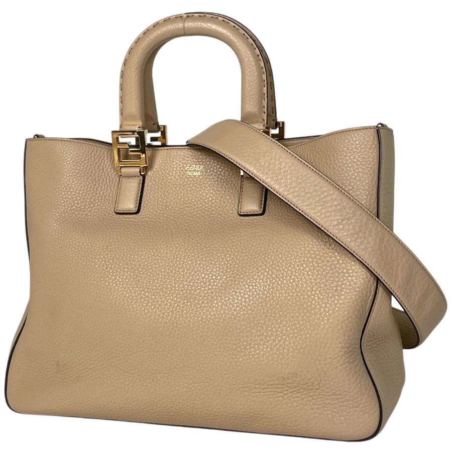FENDI（フェンディ） セレリア FF トート ミディアム 2WAY レザー 