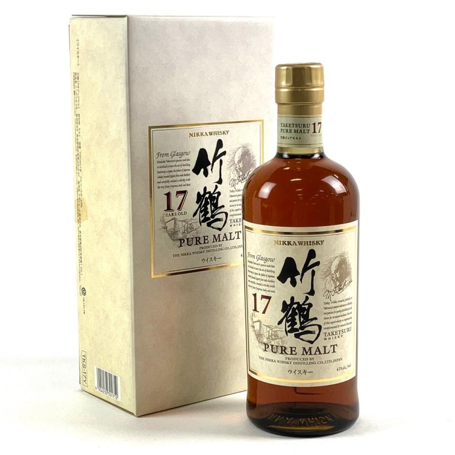 東京都内限定お届け ニッカ NIKKA 竹鶴 17年 ピュアモルト 旧ボトル 