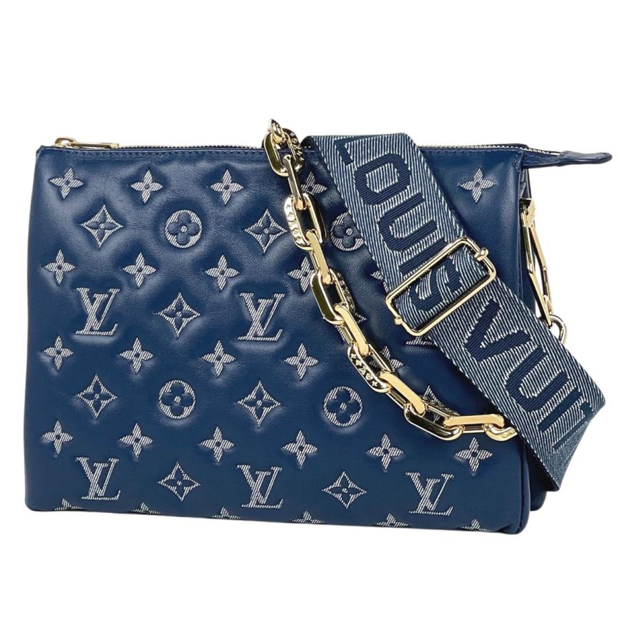 LOUIS VUITTON クッサンPM 新品未使用 LOUIS VUITTON（ルイ・ヴィトン） クッサンPM 2WAY デニムロゴ