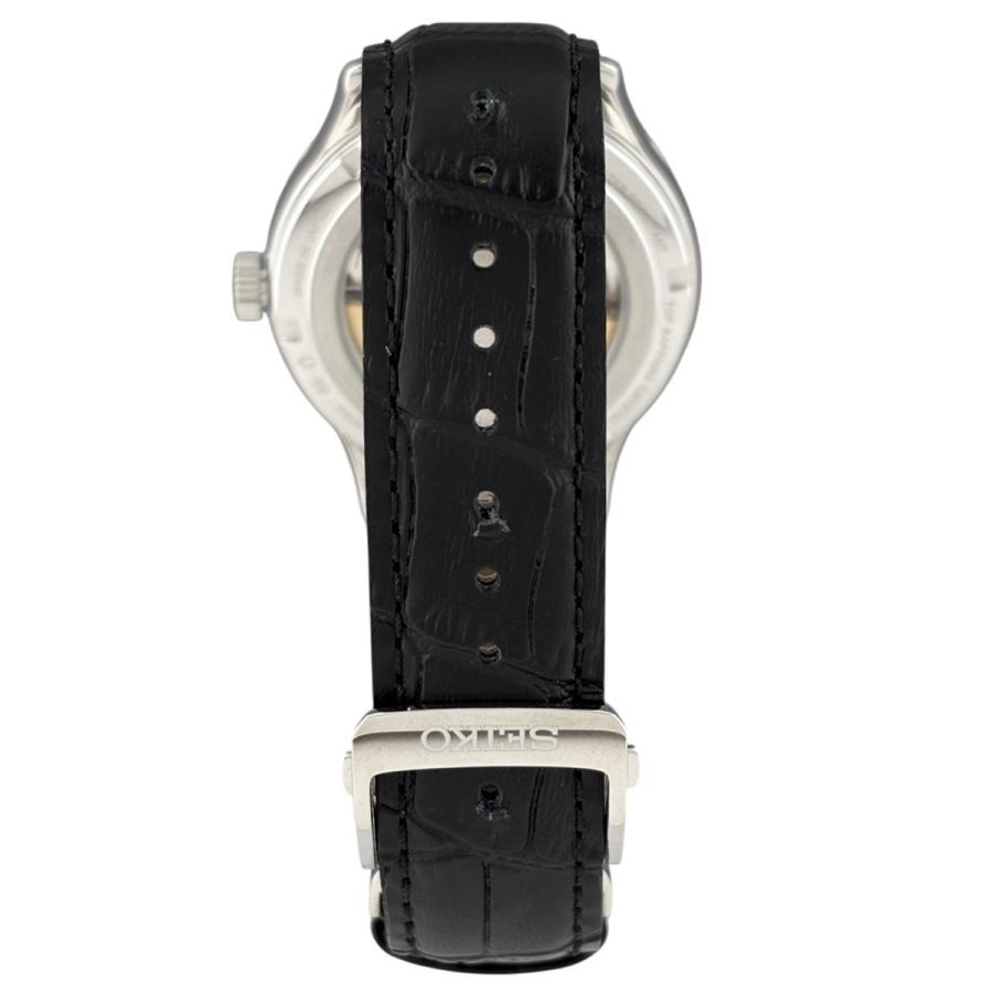 SEIKO（セイコー） プレサージュ 4R39-00W0 腕時計 SS レザー 自動巻き