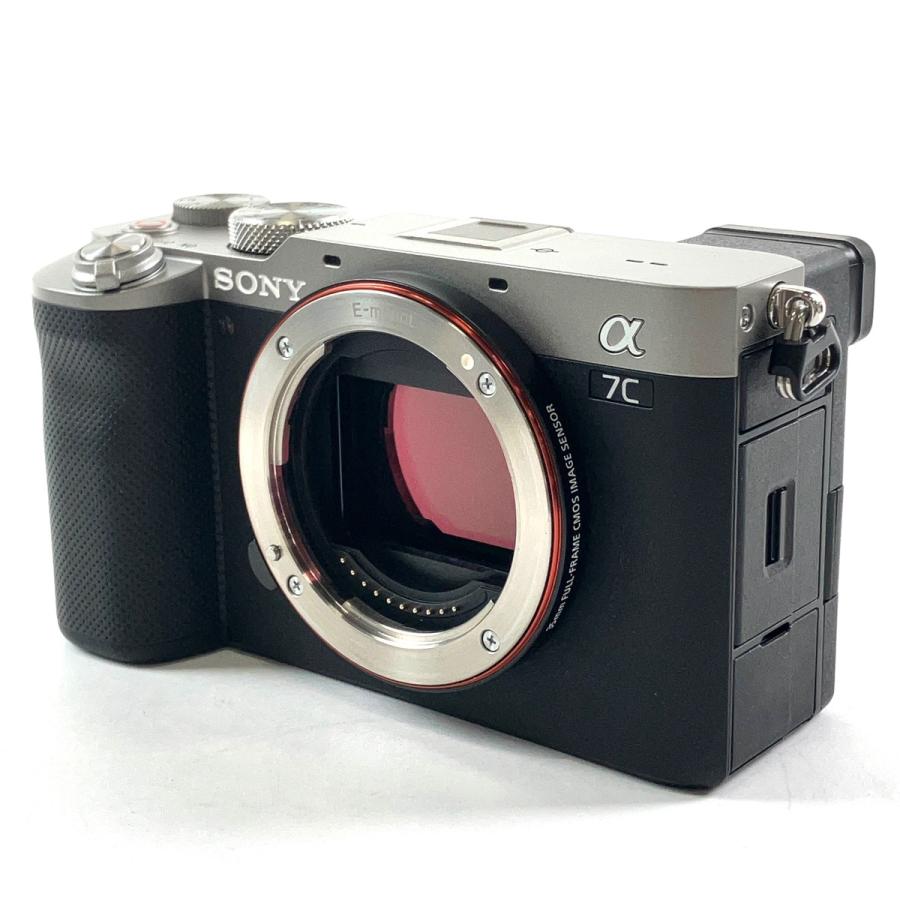SONYa7c ミラーレス一眼 美品ボディ シルバー ソニー SONY α7C ボディ ILCE-7C シルバー デジタル ミラーレス 一眼