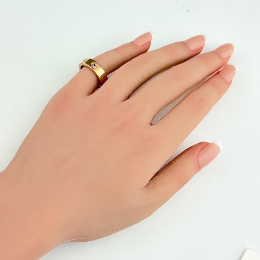 Cartier（カルティエ） ラブリング PG ピンクゴールド 指輪 ピンク