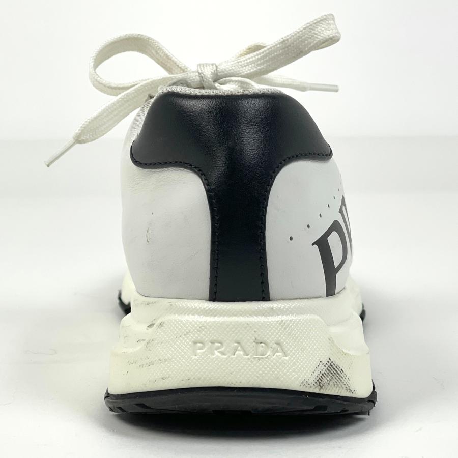 PRADA（プラダ） ロゴ スニーカー 靴 スニーカー レザー ホワイト