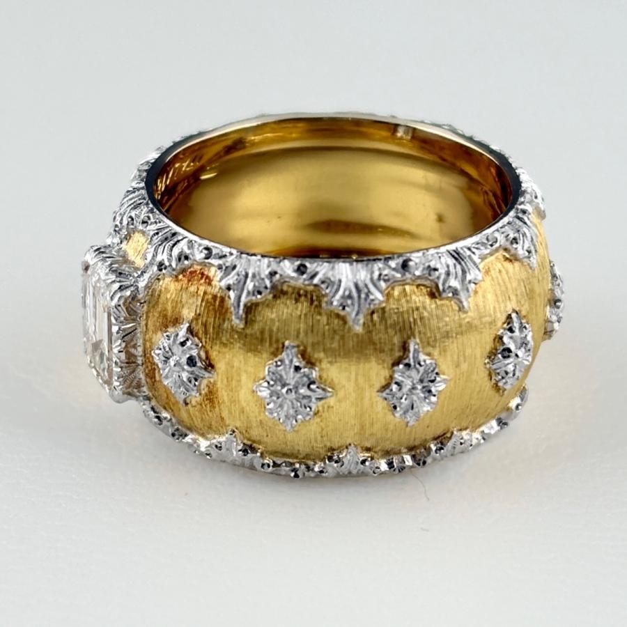 ブチェラッティ BUCCELLATI ダイヤモンド リング YG イエローゴールド 