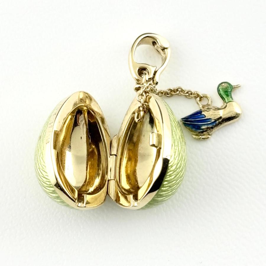 ファベルジェ FABERGE イースター エッグ トップ YG イエローゴールド