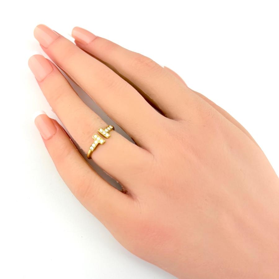 TIFFANY&Co.（ティファニー） TIFFANY&Co. Tワイヤー ダイヤ リング YG 