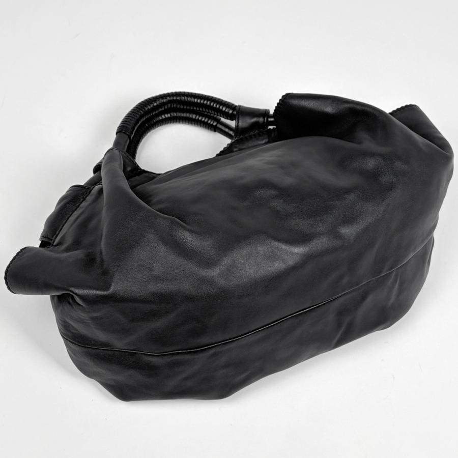 ロエベ LOEWE ナッパアイレ アナグラム ハンドバッグ レザー ブラック LOEWE（ロエベ） ナッパアイレ アナグラム ハンドバッグ レザー