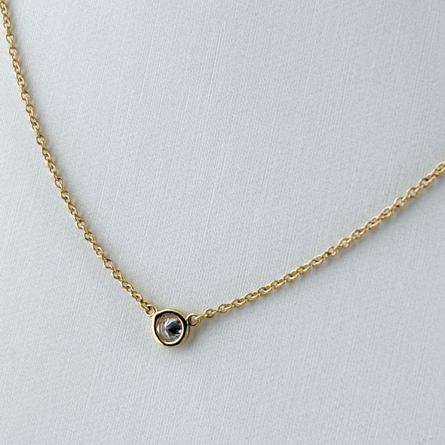 TIFFANY&Co.（ティファニー） バイザヤード ネックレス YG イエロー 