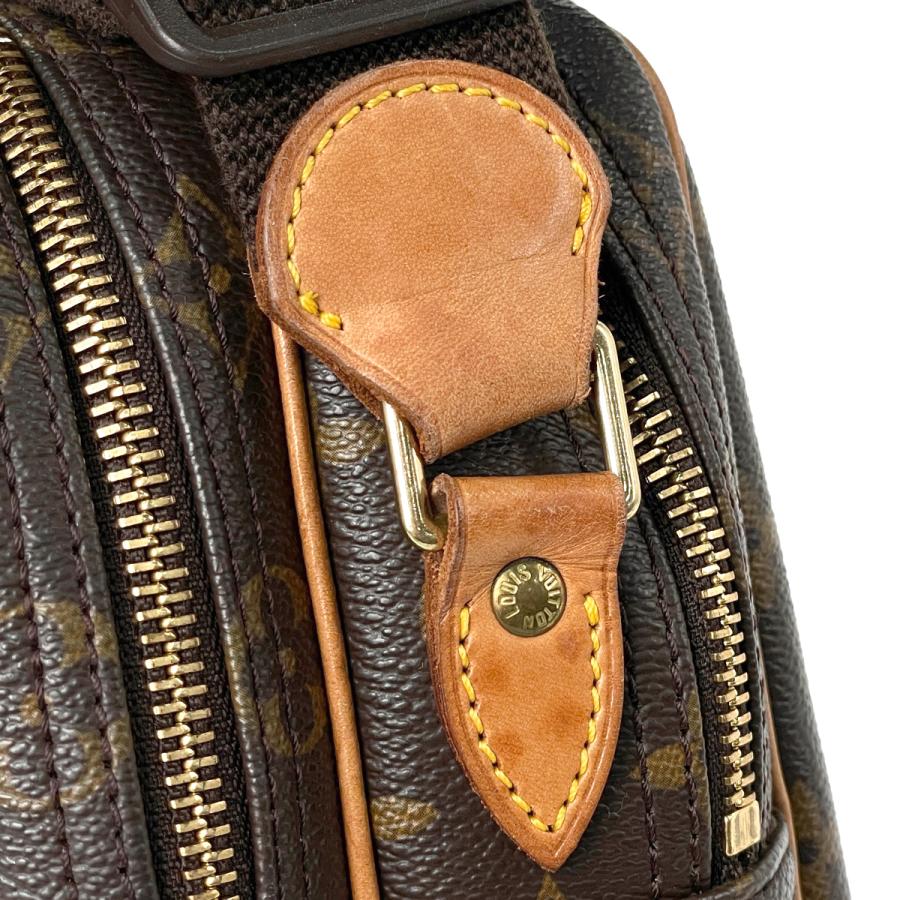 【6dd4167】ルイヴィトン ショルダーバッグ モノグラム リポーターPM M45254 ブラウン【中古】レディース LOUIS VUITTON（ルイ・ヴィトン） リポーターPM ショルダーバッグ