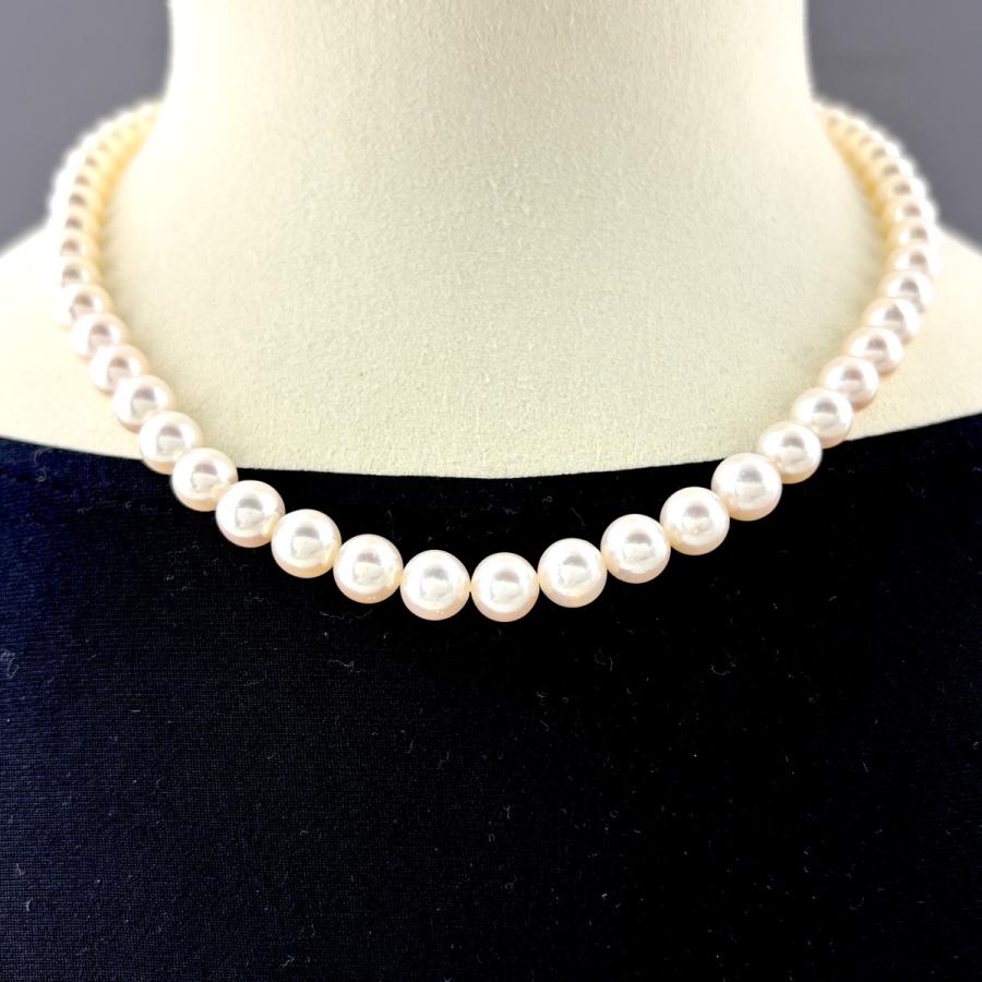 Tasaki タサキ パールネックレス ネックレス 真珠 ホワイト レディース タサキ TASAKI パール ネックレス シルバー 真珠 SV レディース 中古