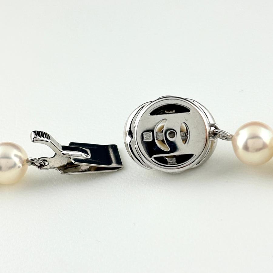 タサキ TASAKI パール ネックレス シルバー 真珠 SV レディース 中古 