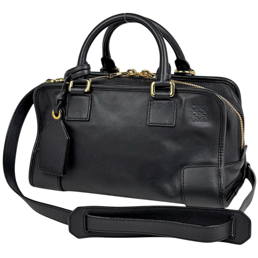 LOEWE ロエベ アナグラム アマソナ28 ハンドバッグ ナッパレザー LOEWE（ロエベ） アマソナ28 2WAY アナグラム ハンドバッグ レザー