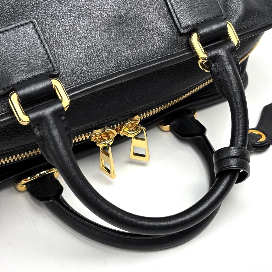 LOEWE（ロエベ） アマソナ28 2WAY アナグラム ハンドバッグ レザー