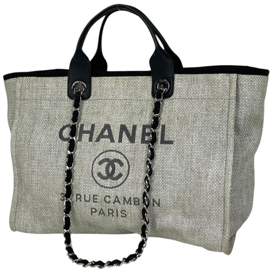 CHANEL（シャネル） ドーヴィルライン チェーン トートバッグ 2WAY