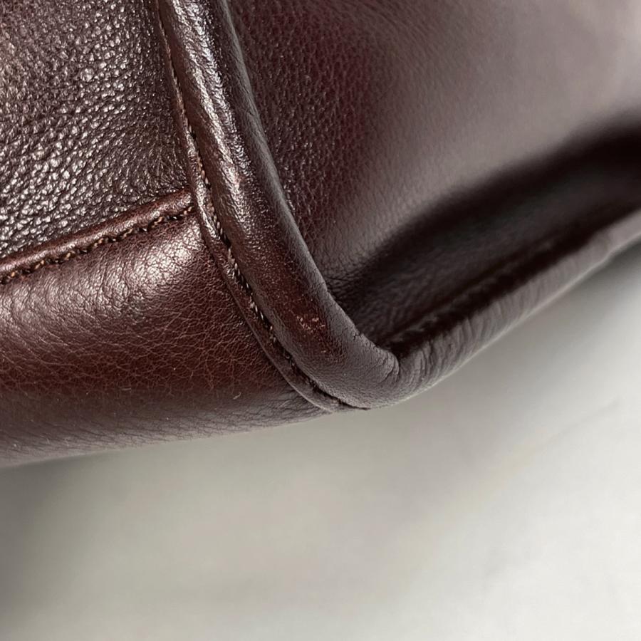 LOEWE（ロエベ） アマソナ36 アナグラム ハンドバッグ レザー ブラウン