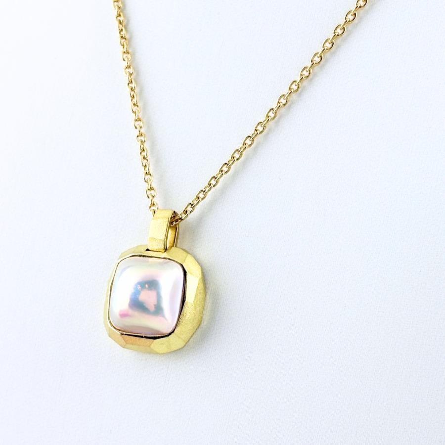 タサキ TASAKI パール ネックレス YG イエローゴールド ペンダント K18 