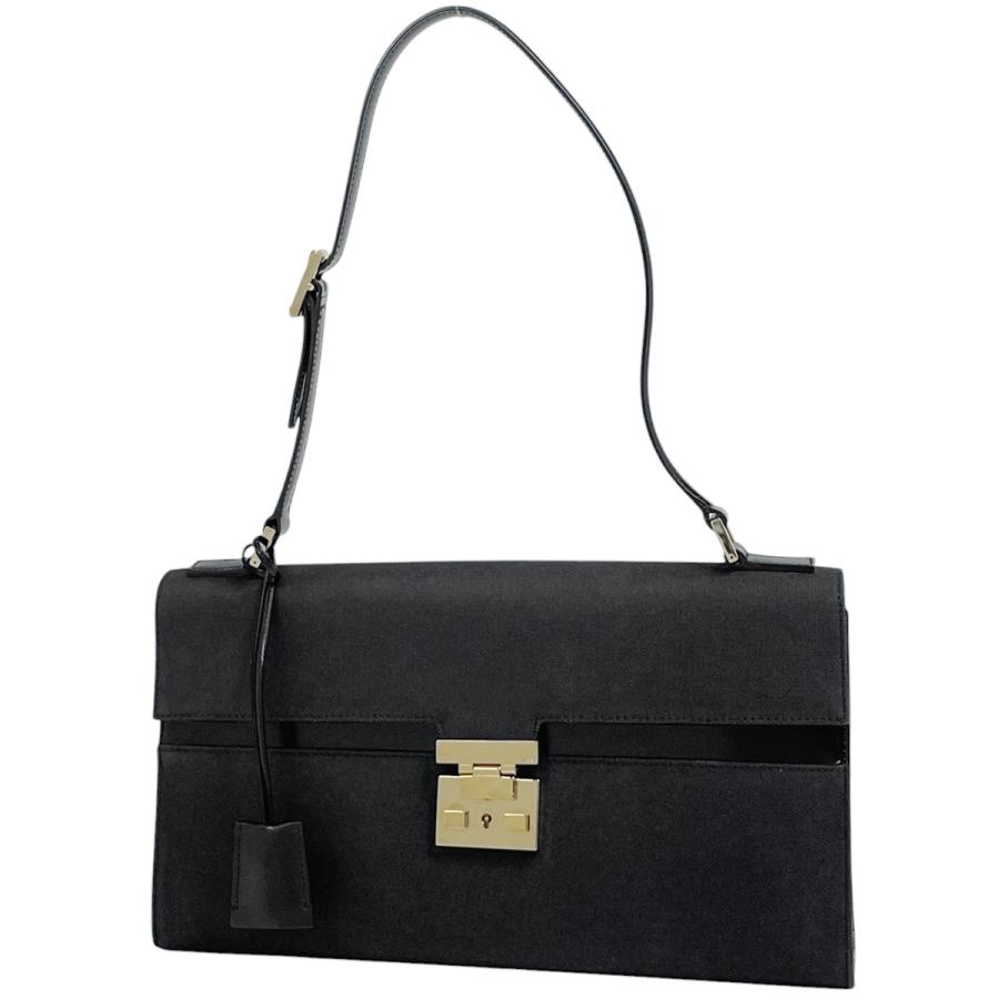 GUCCI ハンドバッグ 手提げ ロゴ金具 キャンバス エナメル 男女可能 GUCCI（グッチ） ロゴ ショルダーバッグ ハンドバッグ キャンバス