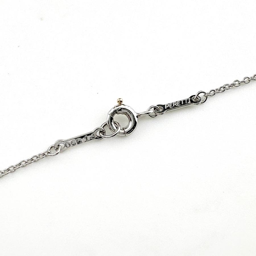 【美品】ティファニー　バイザヤード　ネックレス　プラチナ TIFFANY&Co.（ティファニー） バイザヤード ネックレス プラチナ