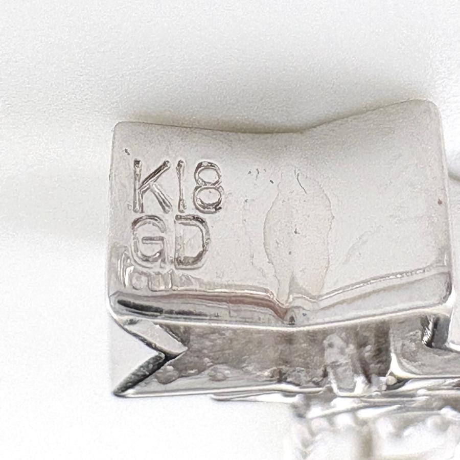 メレダイヤ デザインペンダントトップ ペンダント ネックレス K18 ダイヤモンド レディース 中古_4