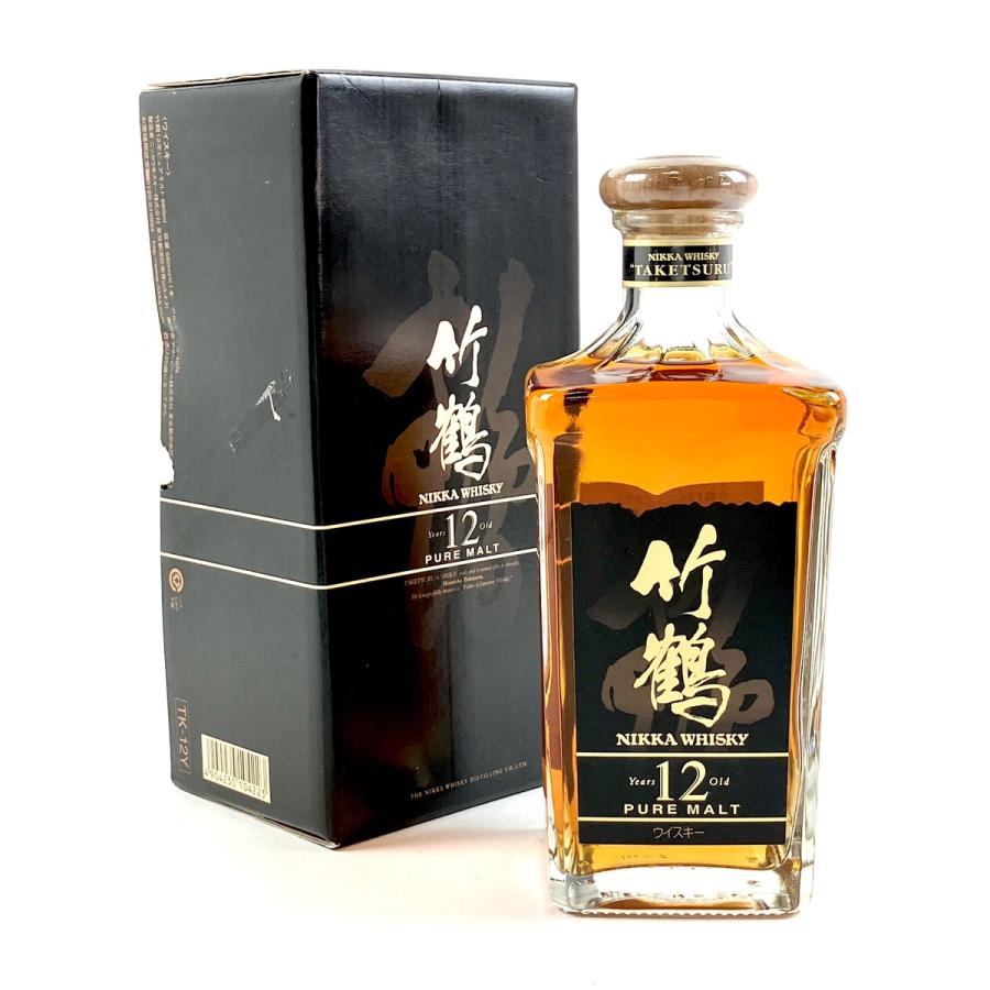東京都内限定お届け ニッカ NIKKA 竹鶴 12年 ピュアモルト 角瓶 660ml 